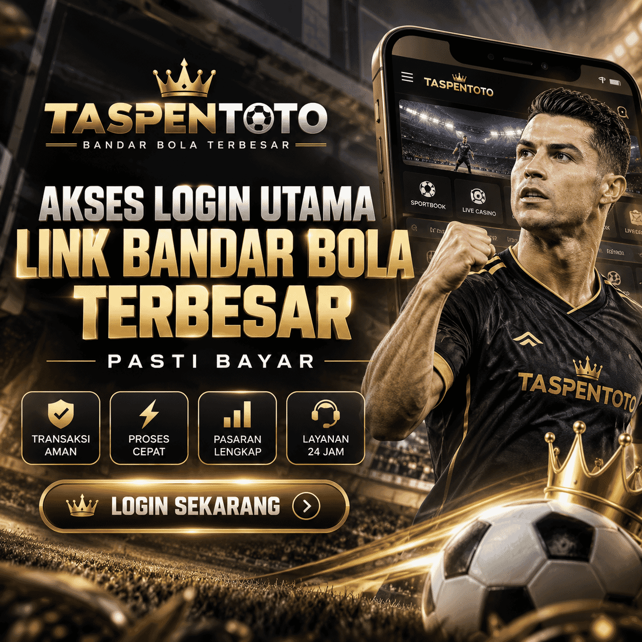 TASPENTOTO | Akses Login Utama Link Bandar Bola Terbesar Pasti Bayar